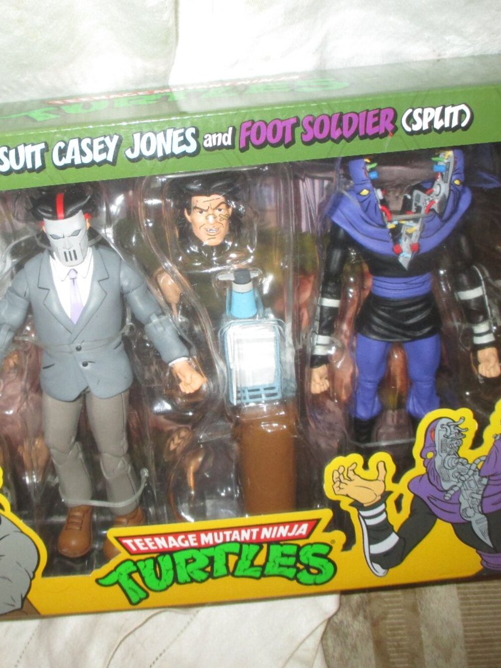Teenage Mutant Ninja Turtles NECA Business Suit Casey Jones Split Foot Soldier